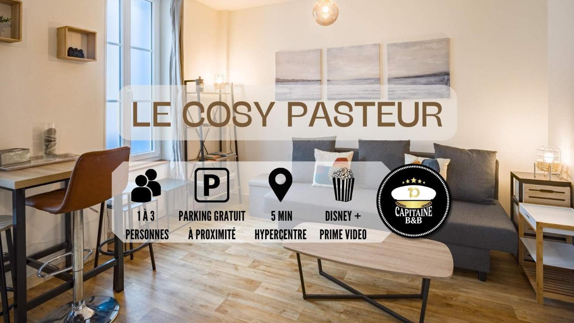 Le Cosy Pasteur 5 Min Hypercentre Parking Public Gratuit A Proximite Apartment Troyes Exterior photo